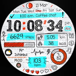 Paper of Time - Watch Face
